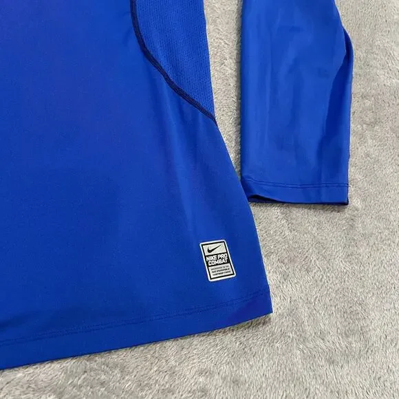 Nike Pro Combat Dri-FIT Shirt Mens Large Long Sleeve Compression Lightweight - Picture 4 of 12